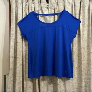 Livi Active Short Sleeve Back Cut-Out Top - 18/20